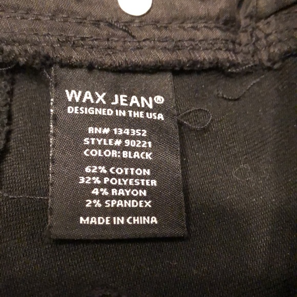 Wax Jean Black Denim Skirt - Picture 10 of 11